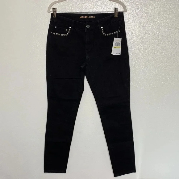 New MichaelâKors BlackâStuddedâJeansâ4 - Picture 8 of 8